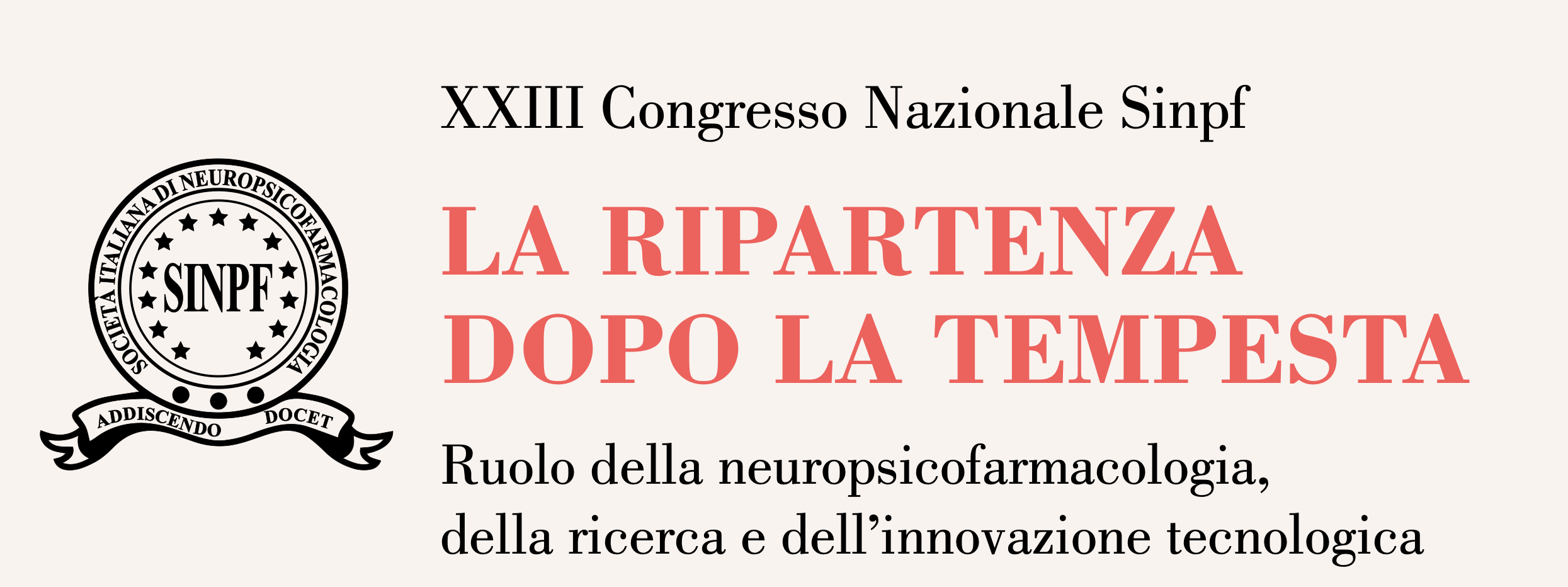 XXIII Congresso Nazionale SINPF - La ripartenza dopo la tempesta